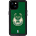 NBA Milwaukee Bucks Green Distressed iPhone 15 Plus Waterproof Case